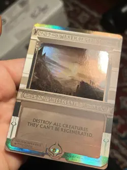 Wrath of God • Masterpiece Series: Amonkhet Invocations • Unplayed • Mtg (1961) - Image 5