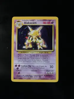 Alakazam 1/102 Holo - Vintage 1999-2000 - Pokemon TCG - Image 1