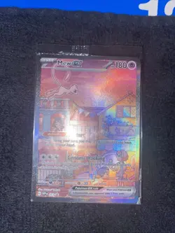 Pokemon Mew Ex 053 Scarlet Violet 151 Black Star Promo UPC Near Mint!! - Image 1