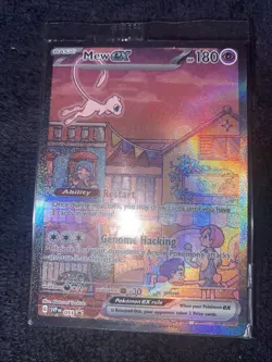 Pokemon Mew Ex 053 Scarlet Violet 151 Black Star Promo UPC Near Mint!! - Image 2