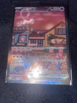 Pokemon Mew Ex 053 Scarlet Violet 151 Black Star Promo UPC Near Mint!! - Image 3