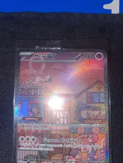 Pokemon Mew Ex 053 Scarlet Violet 151 Black Star Promo UPC Near Mint!! - Image 5