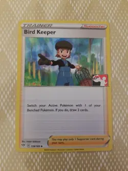 Bird Keeper Holo Pokemon Prize Pack Series 1 Promo Pokemon Card NM/LP Play Stamp - Image 1