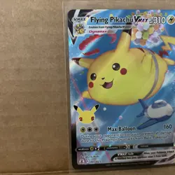 FLYING PIKACHU VMAX 2021 POKEMON CELEBRATIONS RARE HOLO 7/25. (A2) - Image 5