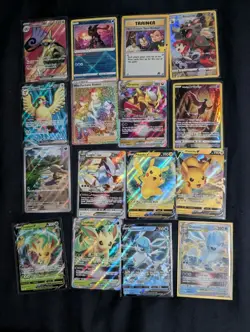 Huge Pokemon Cards Collection, 38 Cards Total, Charizard, Eevelutions, Pikachu! - Image 3