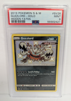 2019 Pokemon S & M #SV26 Guzzlord Holo Hidden Fates Mint PSA 9 - Image 1