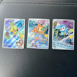 Pokemon TCG Chimchar Turtwig Piplup First Partner Illustration Collection Promo - Image 1