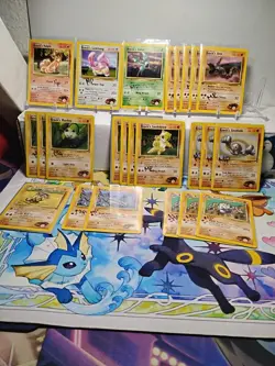 Pokemon TCG Bulk Lot Of 24 Brock's Gym Challenge Unlimited (Moderate Heavy Play) - Image 1
