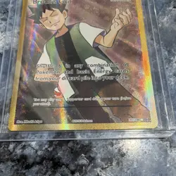 Pokemon Brock's Grit Evolutions 107/108 Ultra Rare Full Art Holo Trainer 2016 - Image 3