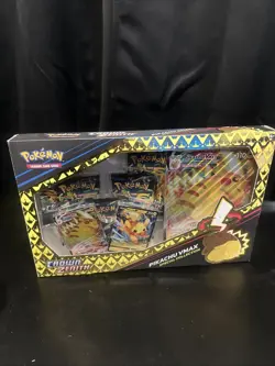 Pokemon Pikachu TCG Crown Zenith VMAX Premium Collection Box X5 - Image 1