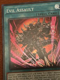 Yu-Gi-Oh! Evil Assault - SUDA - EN052 - Supreme Darkness - Super Rare 1st Ed. NM - Image 2
