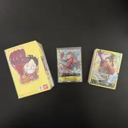 One Piece 500 Years Into The Future Double Pack Set Box Vol 4 Sealed+Luffy Promo - Image 1