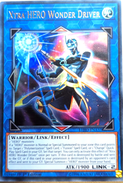 XTRA Hero Wonder Driver - Ultra Rare 1st Edition LEHD-ENA37 - YuGiOh TCG Card - Image 1