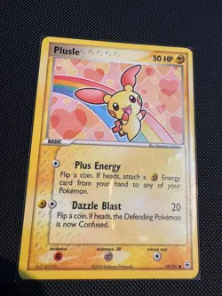 Pokemon Plusle 69/101 EX Hidden Legends 2004 Vintage Card - Image 1