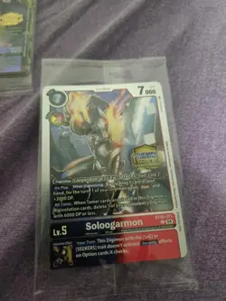 BT20-071 Soloogarmon Alt-Art Promo Card Digimon Championship 25-26 Digimon TCG - Image 1
