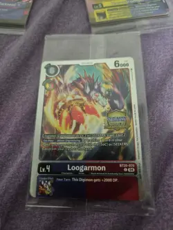 BT20-070 Loogarmon Alt-Art Promo Card Digimon Championship 25-26 Digimon TCG - Image 1