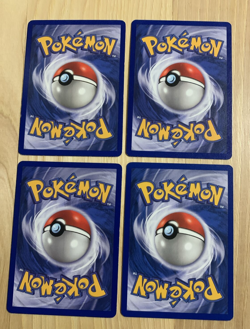 4 X Pokemon Trainer Mysterious Fossil Base Set Card 62/62 NM - Image 2