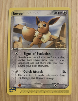 EEVEE 63/100 EX Sandstorm - Non Holo - Pokemon card - NM - Image 1