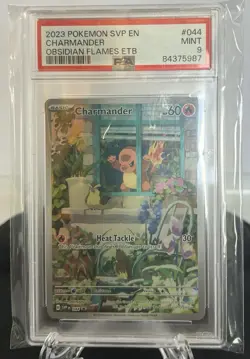 Charmander 044 Sv: Scarlet & Violet Promo Cards Holo PSA 9 MINT - Image 1