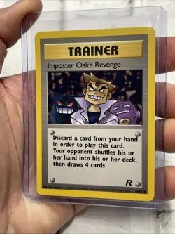 Imposter Oak's Revenge - 76/82 Team Rocket 2000 - WOTC - Pokemon TCG NM Card Vtg - Image 2