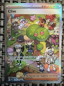 Pokemon TCG Clive 236/091 Paldean Fates Special Illustration Rare Card SIR NM - Image 1
