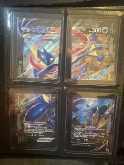 Greninja V-UNION Set of 4 SWSH Sword & Shield Promo Holo Pokemon Cards *NM* - Image 1