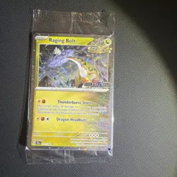 Raging Bolt 111/142 Stellar Crown Best Buy Sealed Promo Pokemon Card SWIRL - Image 1