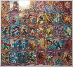 Lot of 40 Japanese Dragon Ball Super Dragonball Heroes TCG Rare Card Set - Image 1