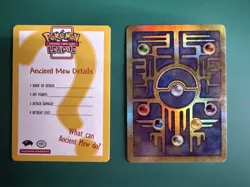 Ancient Mew Pokemon Movie 2000 Promo Holo Card w/ Original Insert Card NM - Image 2