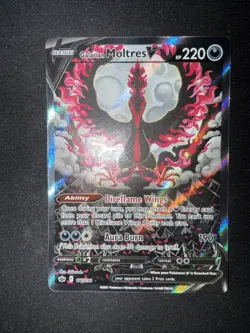 Pokemon Galarian Moltres V 177/198 Chilling Reign Alternate Art Card Mint! - Image 1