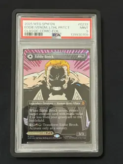 Marvel Spider-Man MTG Eddie Brock Lethal Venom Foil Card 2025 M 0233 - Image 1