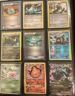 Pokemon Card Collection Binder 370 Cards XY, MEGA, EX, Full Art, Plasma, WOTC - Image 4