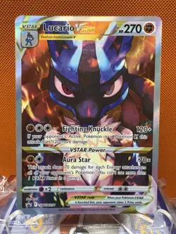 Lucario VSTAR SWSH291 SWSH: Sword & Shield Promo Cards Holo NM 2039 - Image 1