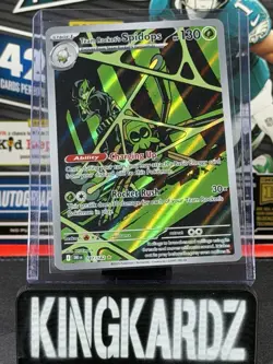 Pokemon TCG Team Rockets Spidops Card 187/182 Destined Rivals - Image 1