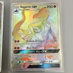 Pokemon Salazzle GX Secret Rare Holo Lot - 4 Cards - Image 1