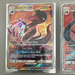 Pokemon Salazzle GX Secret Rare Holo Lot - 4 Cards - Image 4