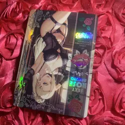 Ino Yamanaka NARUTO SEXY ROSE Goddess Anime Holo Waifu Girl Card - Image 3