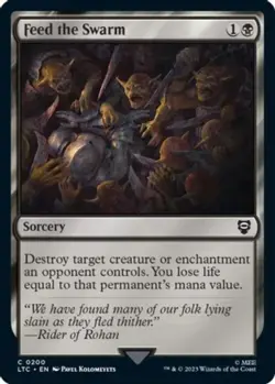 Feed the Swarm Light Play, English Magic the Gathering MTG Commander: The lord o - Image 1