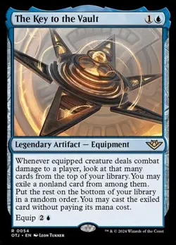 1x The Key to the Vault - Foil NM Eng MTG - Outlaws Thunder Junction - Image 1