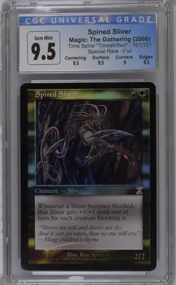 SPINED SLIVER Timeshifted Foil CGC 10 MTG [Nostalgium] - Image 1