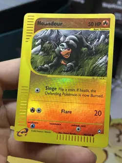 #3 Houndour 86/147 Aquapolis 2002 Reverse Holo E-Series Vintage Pokemon Card TCG - Image 5