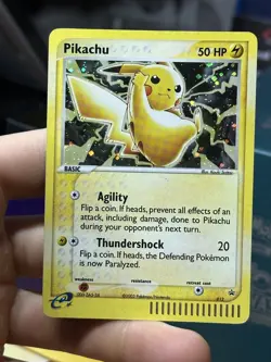 #3 Pikachu 012 Black Star Promo 2003 EX Series Collector's Tin Holo Pokemon Card - Image 3