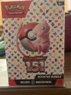 Pokemon Scarlet & Violet 151 Booster Bundle 6 Packs English Mew - Image 1