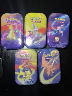 Pokemon Kanto Power Mini Tin - Set of 5 (2025 Tins - H24) - Image 1
