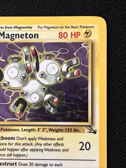 Pokemon Magneton 11/62 Fossil Holo NM-LP - Image 4