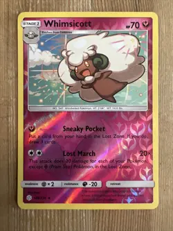 Whimsicott - 148/236 - Rare - Reverse Holo - S&M: Cosmic Eclipse - Pokemon NM - Image 1