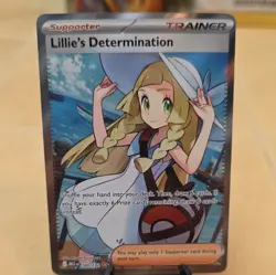 Lillie's Determination 169/132 Me01: Mega Evolution Holo POKEMON TCG 2025 - Image 1