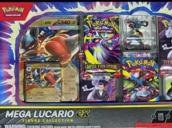 Pokemon TCG Mega Lucario ex Premium Figure Collection Box Factory Sealed - Image 3