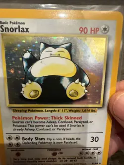 1999 Pokemon Jungle Unlimited SNORLAX - Holo Rare NO SYMBOL ERROR #11/64 🔥 - Image 2