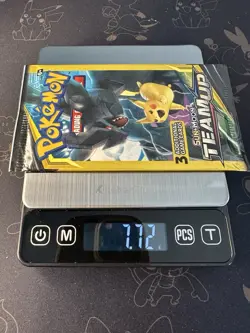 Rare Pokemon Team Up 3 Card Factory Sealed Booster Pack HEAVY 7.72g - Image 1